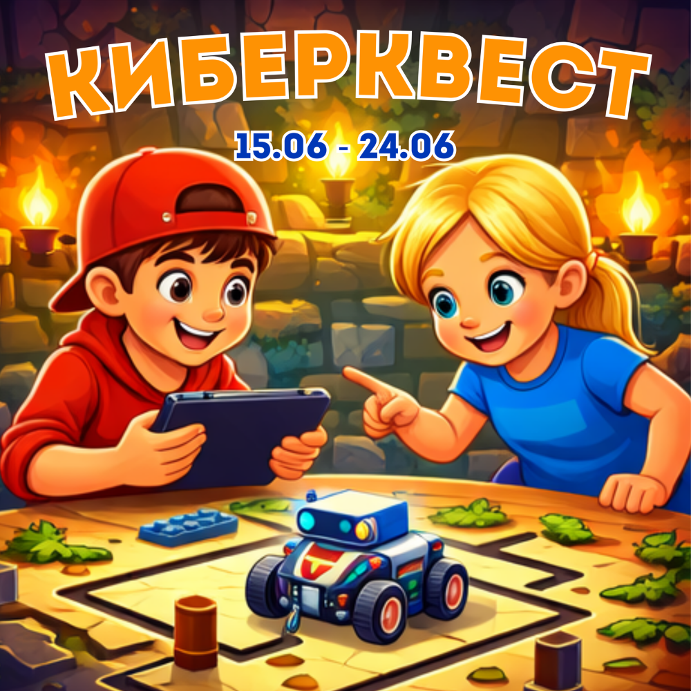 Открыта запись на смены 2025 года! Подробности: 210-30-10 Кибертроник, лагерь CyberCamp, Пермь, робототехника и программировани